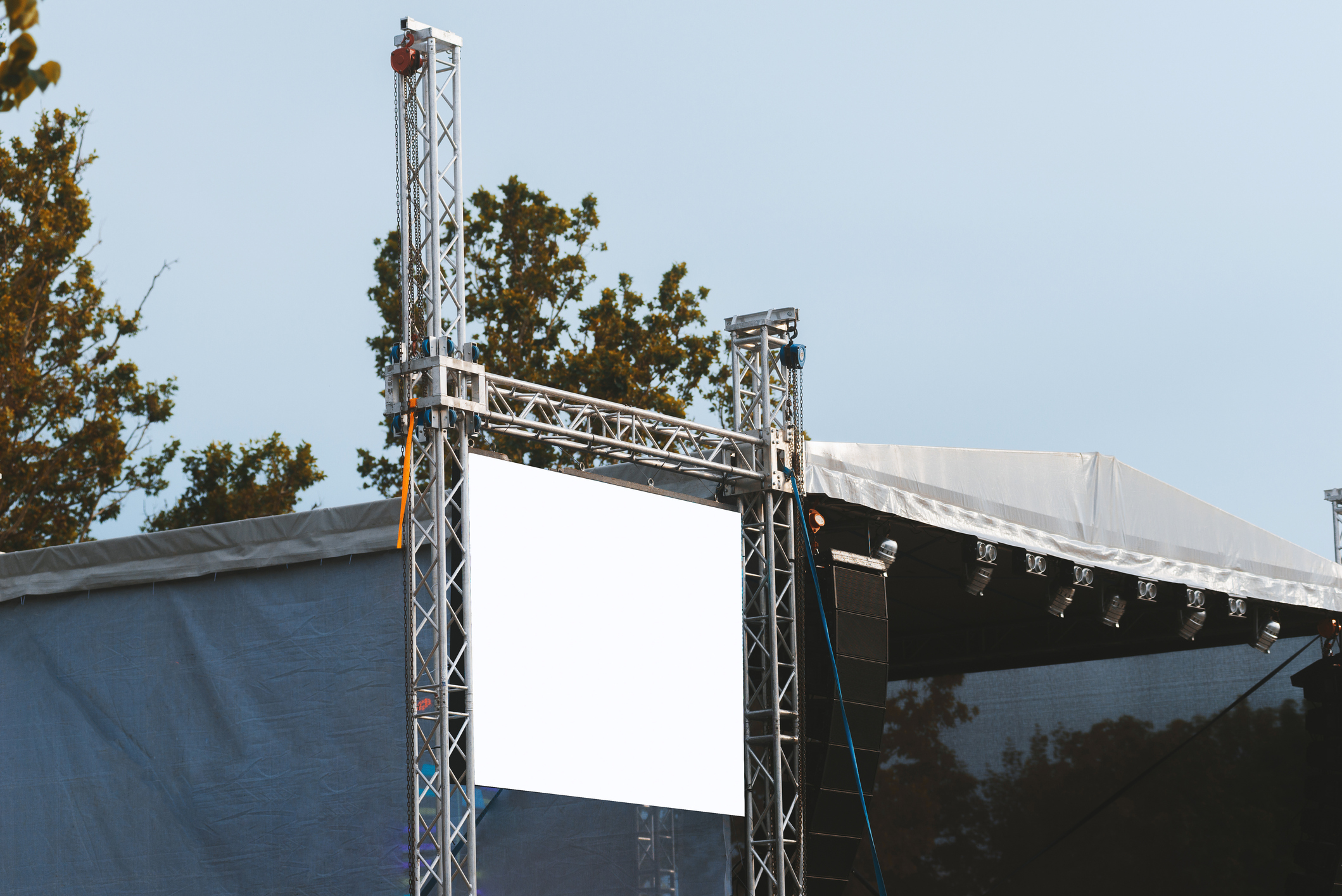 LED-näyttö festivaalitapahtumassa